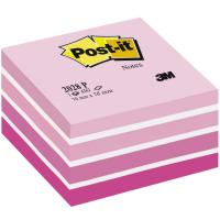 Cubo foglietti riposizionabili a colori POST-IT rosa pastello