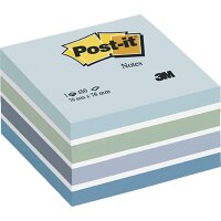 POST-IT Haftnotizwürfel farbig 2028-NB neon blau