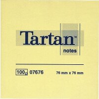 Foglietti riposizionabili TARTAN 76 x 76 mm