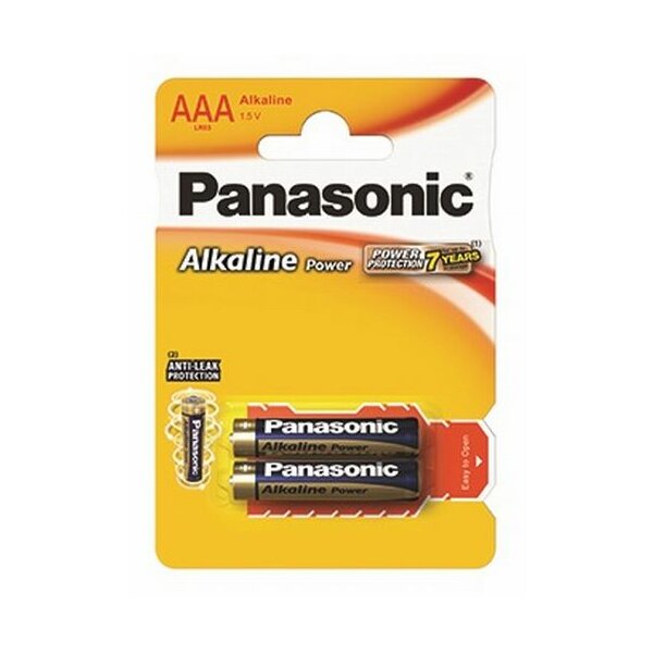 PANASONIC Batterie Alkaline Power alkali 1,5V AAA (Micro)
