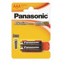 PANASONIC Batterie Alkaline Power alkali 1,5V AAA (Micro)