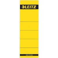 Etichetta dorsale adesiva LEITZ giallo 61 x 191 mm 10 pezzi