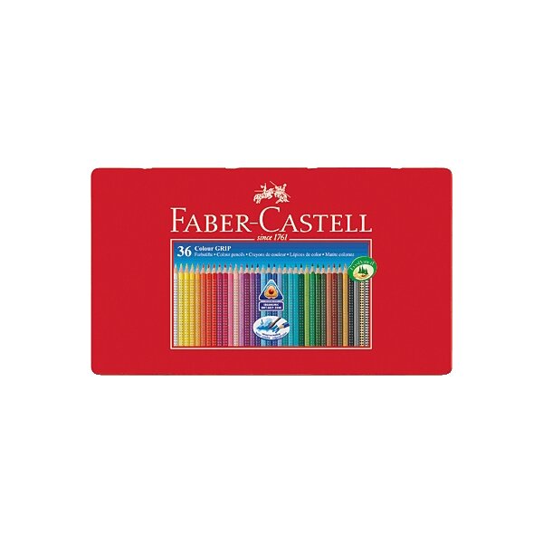 Matite colorate Colour Grip 2001 FABER-CASTELL 36 pezzi