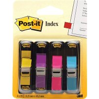 Post-it Index 683-4AB mini Leuchtfarben (140)  