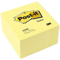 Post-it Notizwuerfel 636-B 76x76 mm gelb