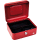 Cassetta portavalori rosso L 20 x H 9 x P 16 cm