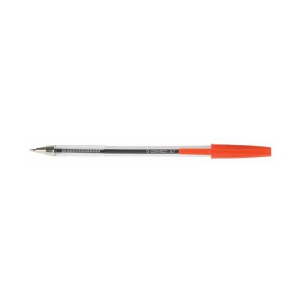 Kugelschreiber mit Kappe rot