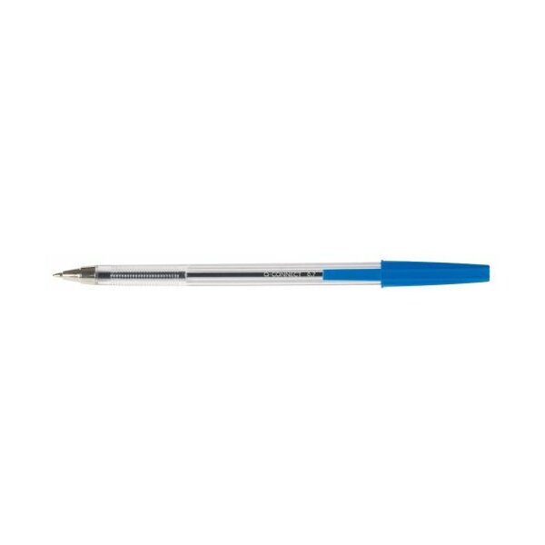 Kugelschreiber mit Kappe blau