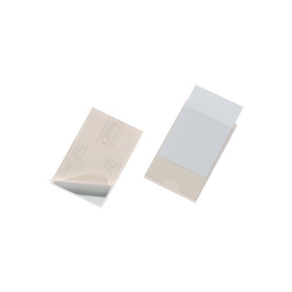 DURABLE Selbstklebe-Tasche Pocketfix 57 x 90 mm seitlich