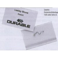 Durable Namensschild mit Nadel 100ST 30x60mm