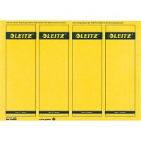 LEITZ Rückenschilder PC-beschriftbar gelb 61x191mm