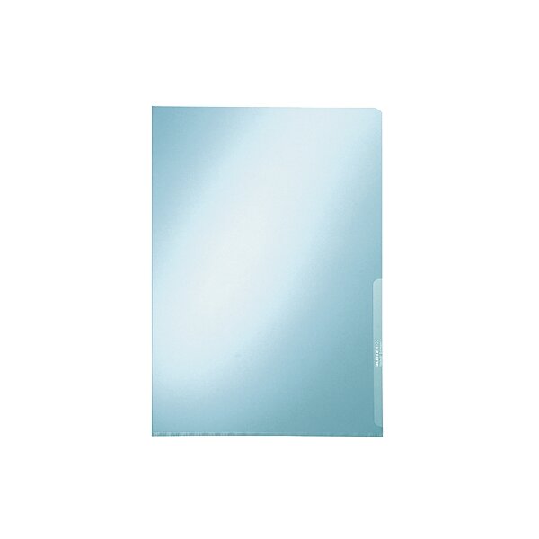 LEITZ Sichthüllen 4100 PVC, glasklar blau