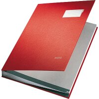 Libro firma LEITZ 10 Fächer rosso