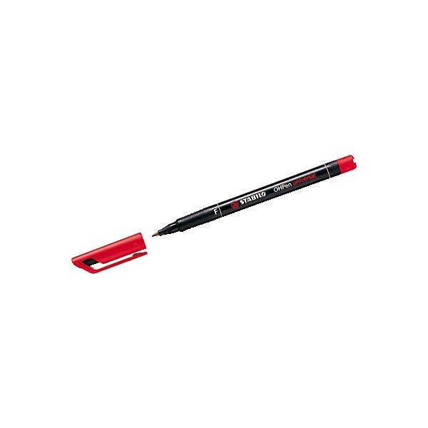 Stabilo OHP Universal Stifte permanent SF 0,4mm rot