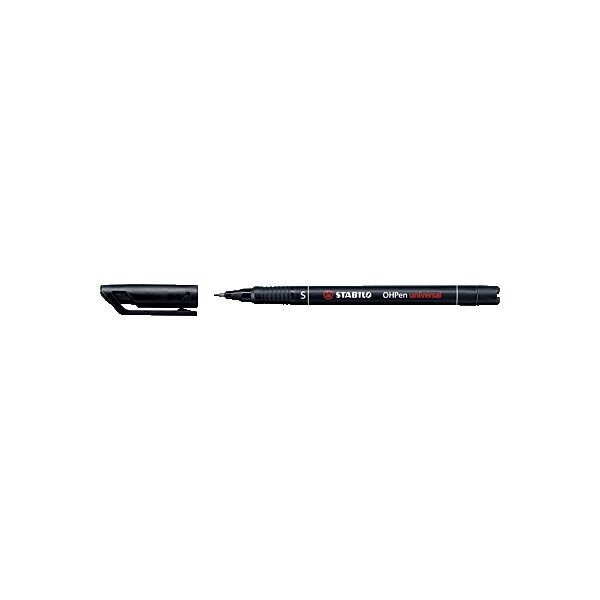 Stabilo OHP Universal Stifte permanent SF 0,4mm schwarz