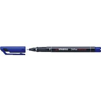 Stabilo OHP Universal Stifte permanent F 0,7mm blau