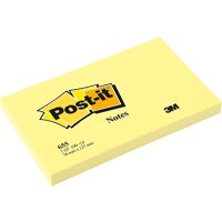Post-it Haftnotizen 655 76x127 gelb