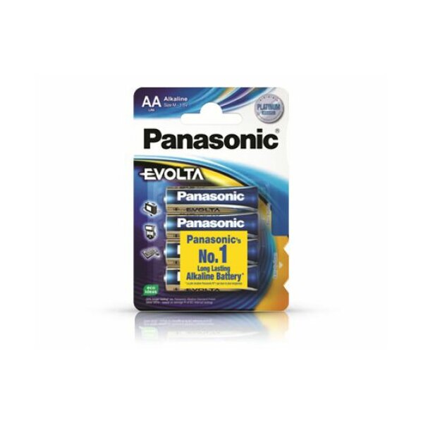 Panasonic Batterie Evolta LR6 / MN1500 / AA (4)