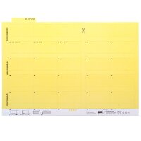 Mappei Selbstklebereiter 55mm gelb 405001