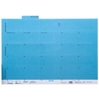 Mappei Selbstklebereiter 55mm blau 405003