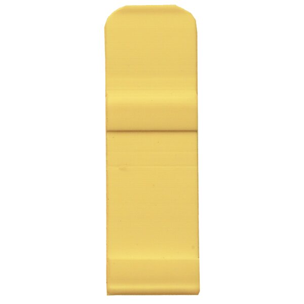 Mappei Signalläufer, stufenlos verschiebbar, Kunststoff, 
10 mm Breite, Farbe: gelb 912102