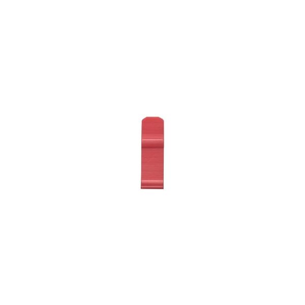 Mappei Signalläufer, stufenlos verschiebbar, Kunststoff, 
10 mm Breite, Farbe: rot 912103