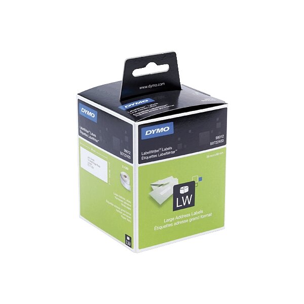 DYMO LabelWriter Etiketten weiß 89 x 36 mm S0722400