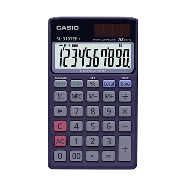 Calcolatrice tascabile SL-310TER+ e SL-320TER+ CASIO