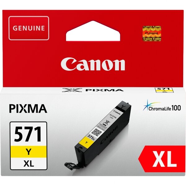 Canon 0334C001 Inkjet Tintenpatrone hoher Ergiebigkeit CLI-571Y XL gelb