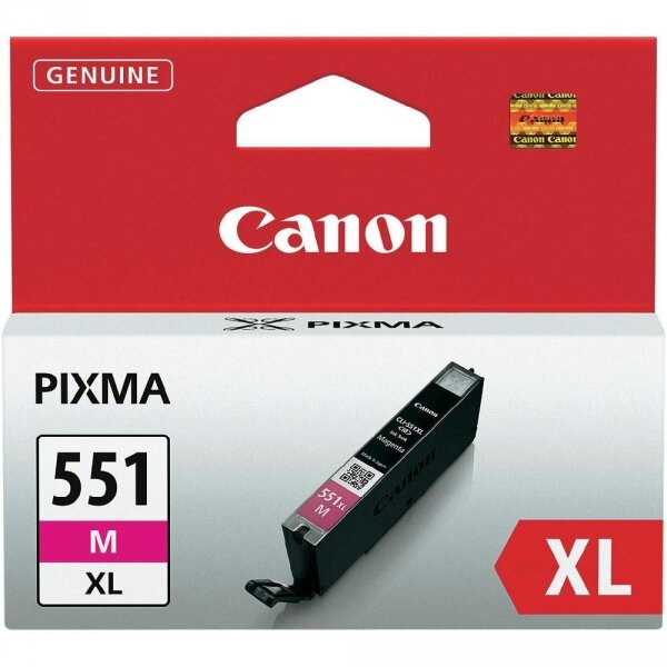 Canon 6445B001 Tintenpatrone hoher Ergiebigkeit Chromalife 100+ CLI-551XL M magenta