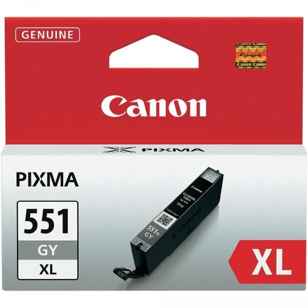 Canon 6447B001 Tintenpatrone hoher Ergiebigkeit Chromalife 100+ CLI-551XL GY grau