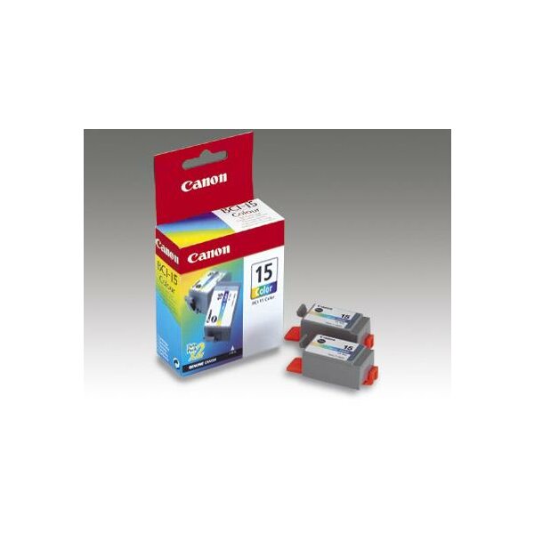 Canon 8191A002 2er-Packung Tintentank BCI-15 C cyan+magenta+gelb