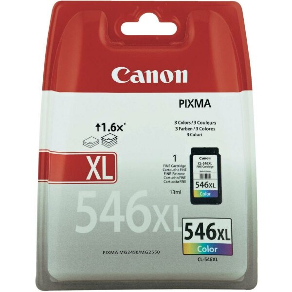 Canon 8288B001 Inkjet Tintenpatrone High Yield CL-546XL Farbe