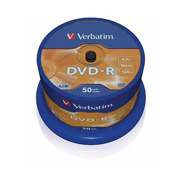 DVD Verbatim - DVD-R - 4,7 Gb - 16x - Spindle - 43548 (conf.50)