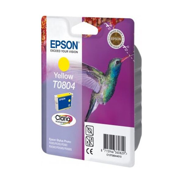 Epson C13T08044011 Inkjet Tintenpatrone Blister RS CLARIA T0804 gelb