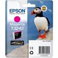 Epson C13T32434010 Inkjet Tintenpatrone T3243 magenta