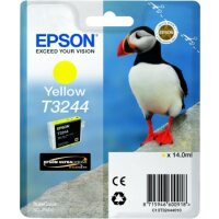 Epson C13T32444010 Inkjet Tintenpatrone T3244 gelb