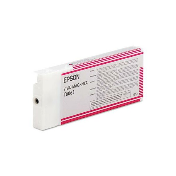 Epson C13T606300 Inkjet Tintenpatrone hoher Ergiebigkeit Pigmentierte Tinte ULTRACHROME K3 T6063 magenta