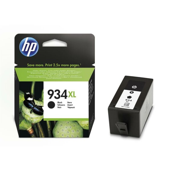 HP C2P23AE Inkjet Tintenpatrone hoher Ergiebigkeit 934XL schwarz