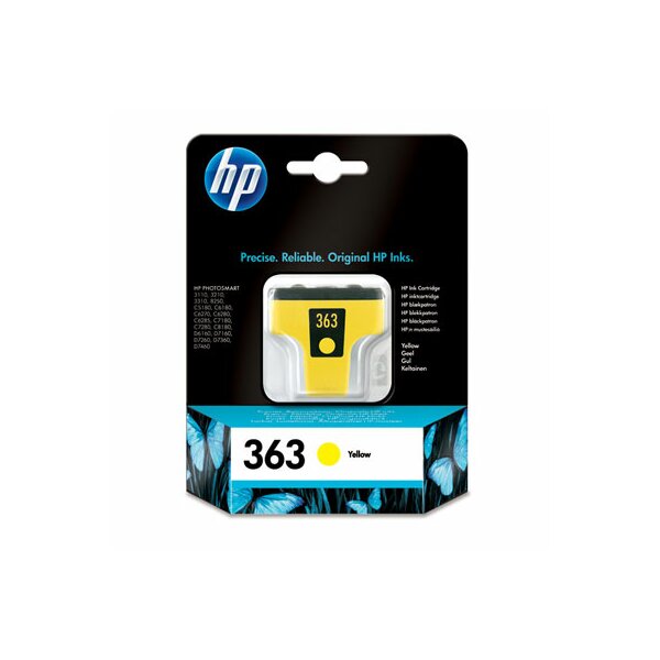 HP C8773EE Inkjet Tintenpatrone 363 gelb