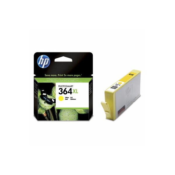 HP CB325EE Inkjet Tintenpatrone hoher Ergiebigkeit 364XL gelb