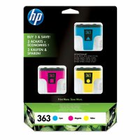 HP CB333EE Conf. 3 cartucce inkjet blister 363...