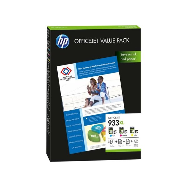 HP CR711AE Combo pack Inkjet-Tintenpatronen 933XL cyan+magenta+gelb