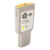HP F9J65A Inkjet Tintenpatrone hoher Ergiebigkeit 728 gelb