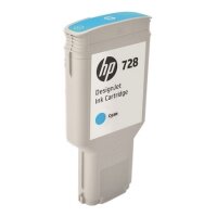 HP F9J67A Inkjet Tintenpatrone hoher Ergiebigkeit 728 cyan