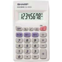 Calcolatrice tascabile EL 233 SB SHARP