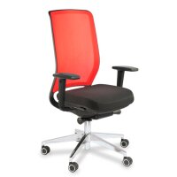Loeff-Conter Net sedia girevole con schienale e braccioli 