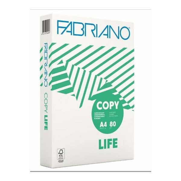 Fabriano Copy Life Kopierpapier 80 gr 85% recycling FSC; TCF