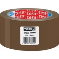Tesa Packklebestreifen 66mx50mm Braun