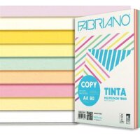 Kopierpapier Fabriano A4 200gr mix pastell Farben
